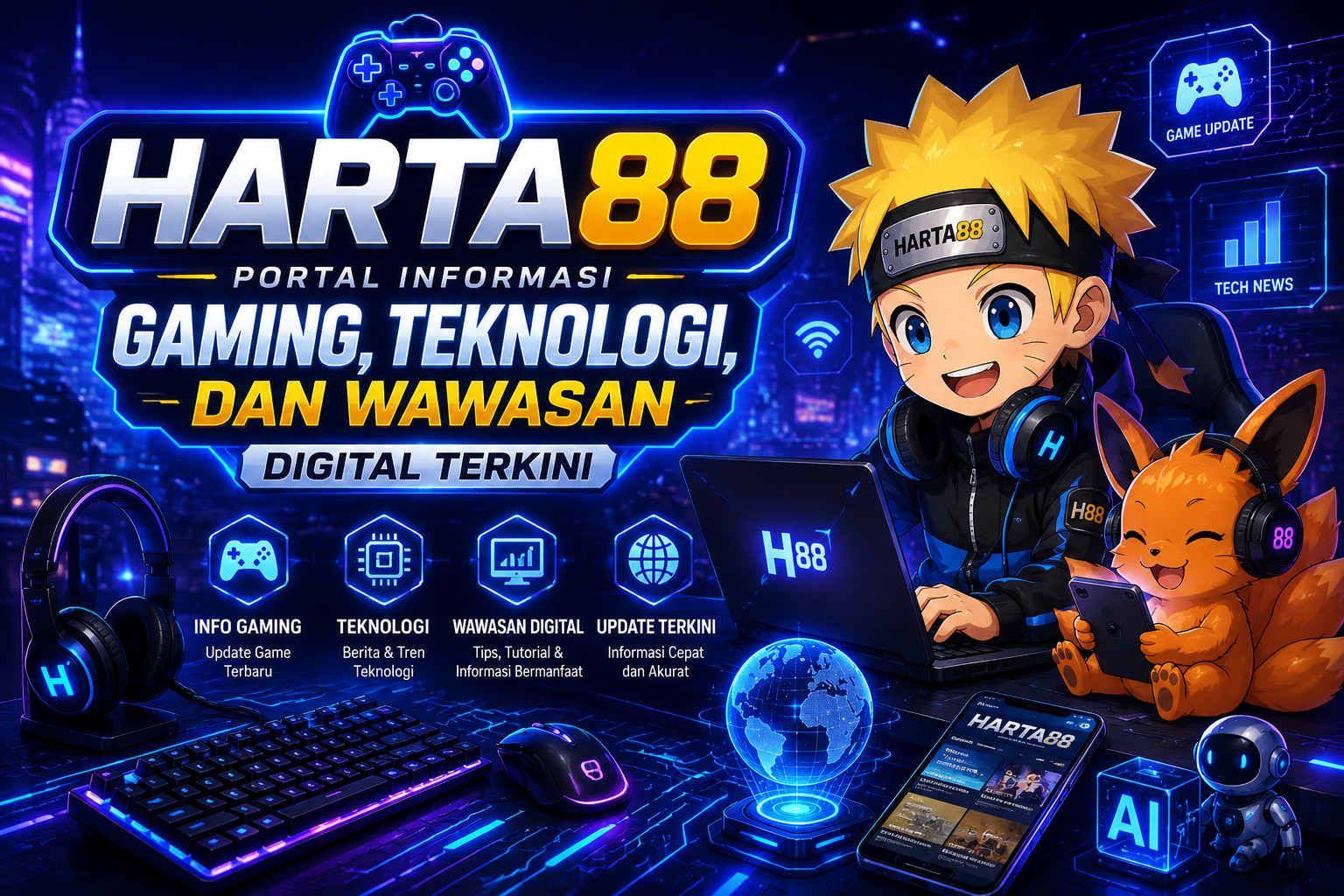 HARTA88 | Portal Informasi Gaming, Teknologi, dan Wawasan Digital Terkini by Hey siriusly